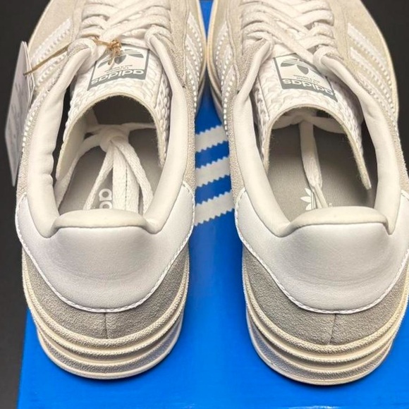 Adidas Gazelle Light Gray Sneakers - Picture 3 of 9